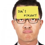 don't forget post it note