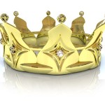 Gold and diamond crown Gold and diamond crown