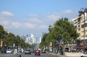 looking down the champs elysees 300x198 The Famous & Exclusive Avenue des Champs Élysées