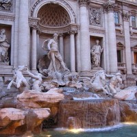 Trevi Fountain in Rome Italy Trevi Fountain in Rome Italy