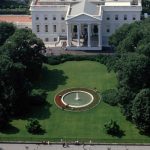 The White House north lawn