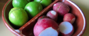 radishes and limes