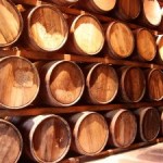 wine barrels