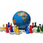 people traveling the globe