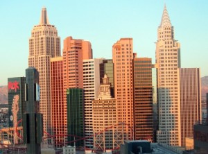 Las Vegas skyline New York New York 300x222 20 Spots for Shopping Las Vegas Style
