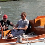 Daniel Craig as James Bond 007 filming in Venice