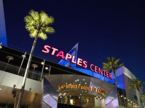 STAPLES Center entrance STAPLES Center entrance 300x224 Los Angeles is Vacation Heaven for Sports Enthusiasts