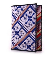 passportcovermadeofvintageneckties Passport Covers:  Fit to be Tied