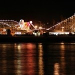 Santa Cruz boardwalk at night Santa Cruz boardwalk at night