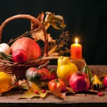 Thanksgiving cornucopia display Thanksgiving cornucopia display