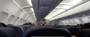 interior of airplane