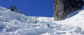 Glaciers in Chamonix Valley