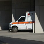 ambulance at hospital