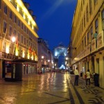 Old Town at Night, Lisbon, Portugal