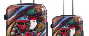 art inspired neo-cover luggage
