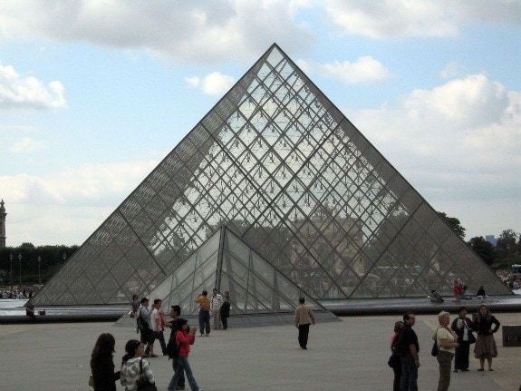 Louvre Pyramid in Paris