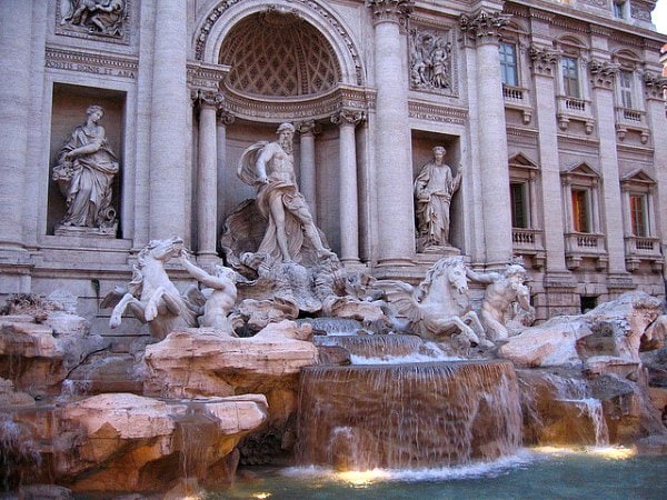 Throwing Three Coins in Rome's Trevi Fountain - Traveling with MJ