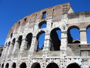 Arches of Roman Coliseum, photo by MJ