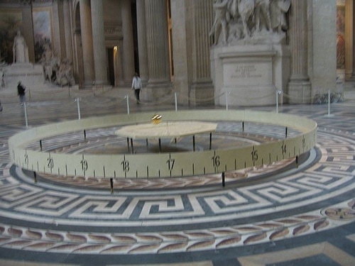 Focault's Pendulum in Pantheon, Paris Focaults Pendulum