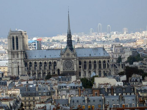 View from the top of the Pantheon in Paris View from top of Pantheon