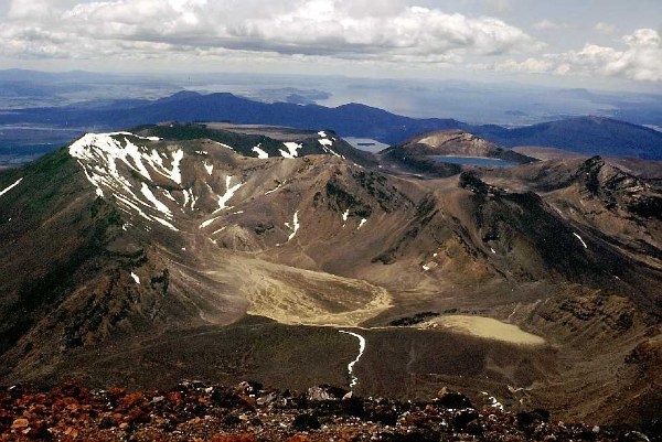 Mount Tongariro in New Zealand