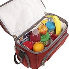 interior of crew cooler bag