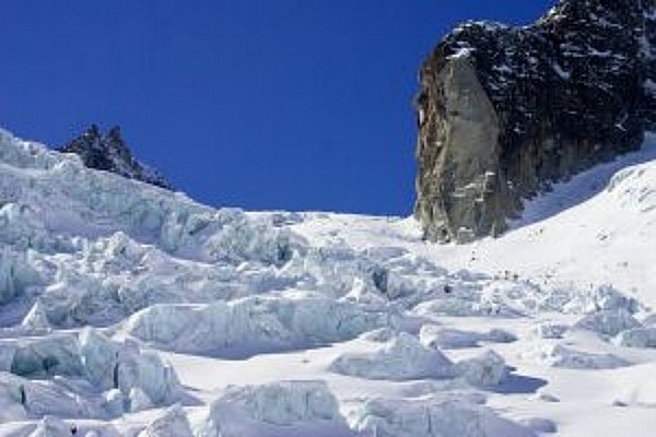 Glaciers in Chamonix Valley