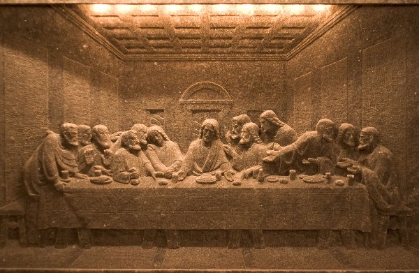 The last supper Wieliczka salt mine