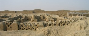 Chan Chan adobe ruins Peru