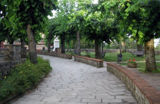 Radicofoni walkway Italy