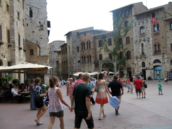 Piazza in San Gimigniano