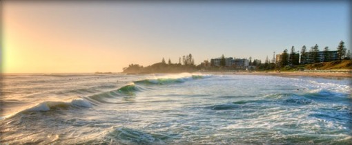 Port Macquarie Beach in Australia