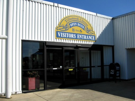 Entrance to Tillamook Cheese factory