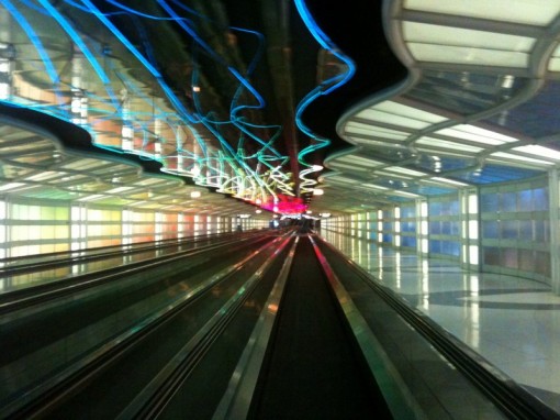 Underground-people-mover-at-Chicago-OHare-airport