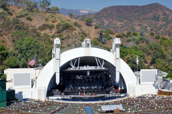 Hollywood Bowl concert amphitheater in Los Angeles