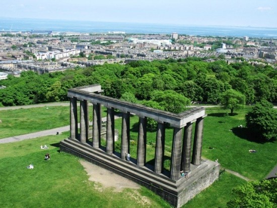 National Monument and Carlton Hill Edinburgh