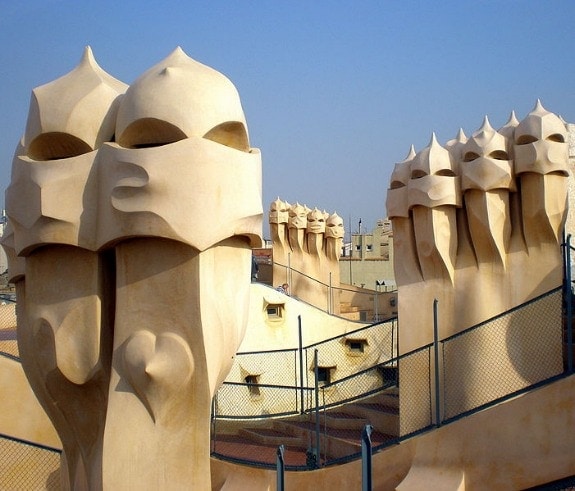 Gaudi's la podrera in Barcelona, Spain