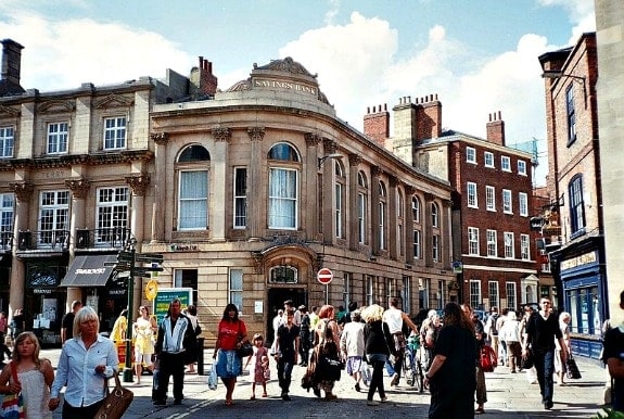 vintage shopping in York England