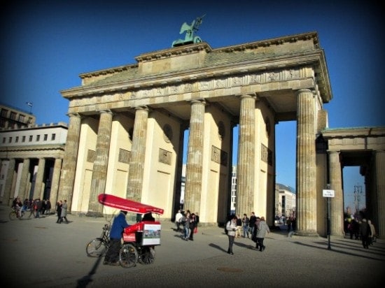 Brandenburg Gate in Berlin. Germany