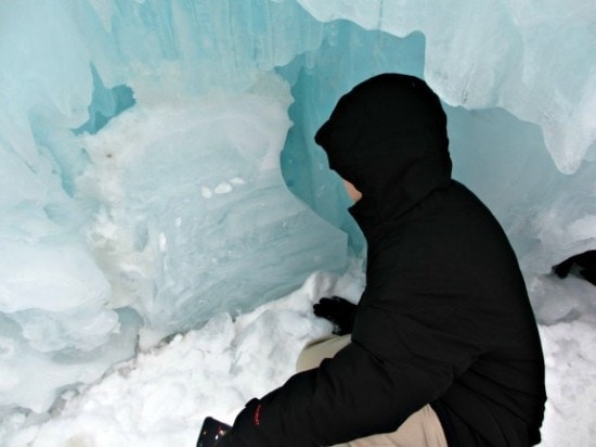 peering into the ice maze