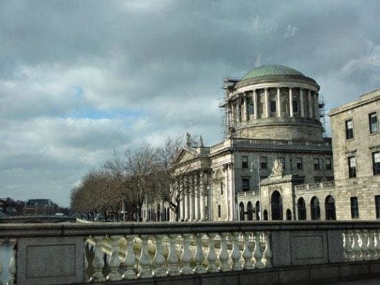 Dublin city view