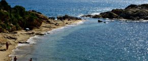 beach in Roses, Spain
