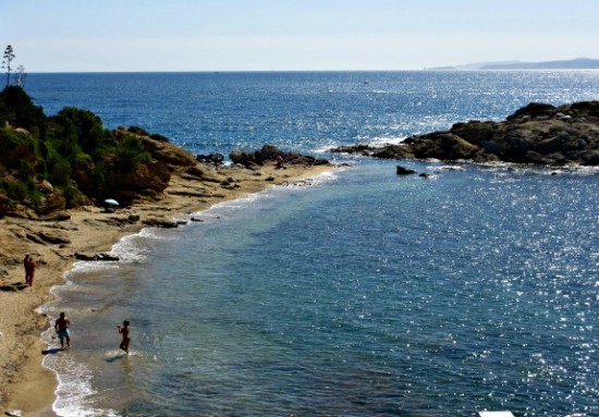 beach in Roses, Spain