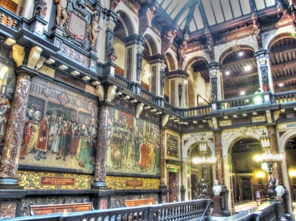 Interior Antwerp City Hall, Belgium