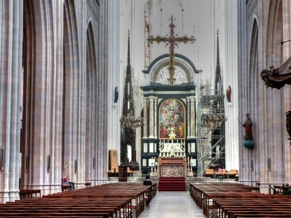 Interior of Cathedral Belgium