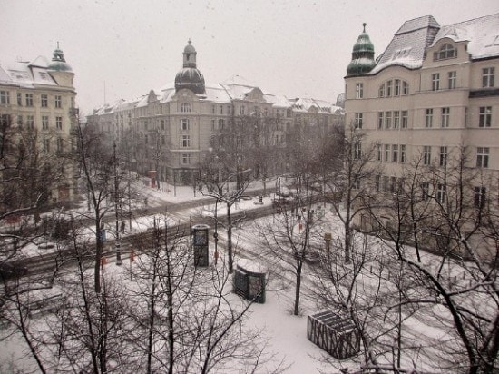 A dusting of snow in Berlin