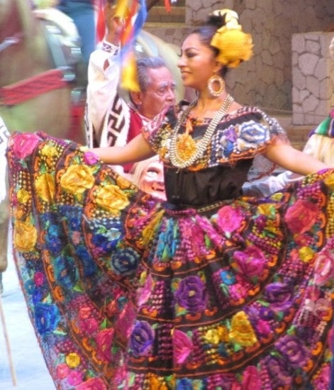 pageantry at Xcaret