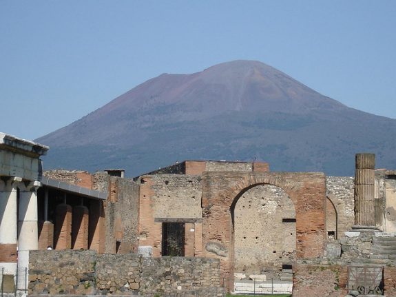 The ruins of Pompeii are a UNESCO World Heritage Site