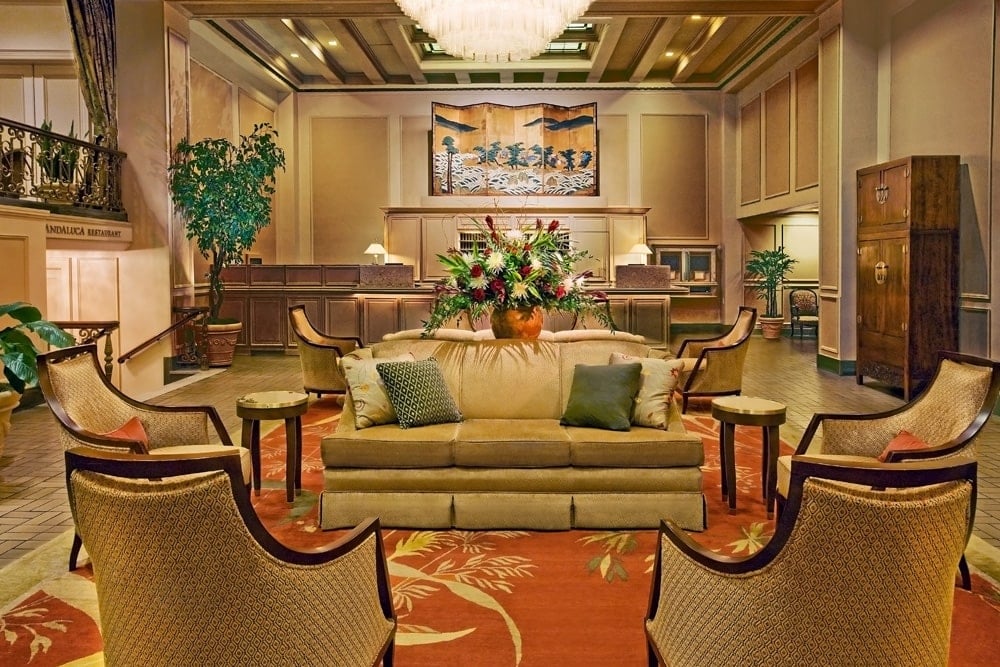 Mayflower Park Hotel lobby, Seattle