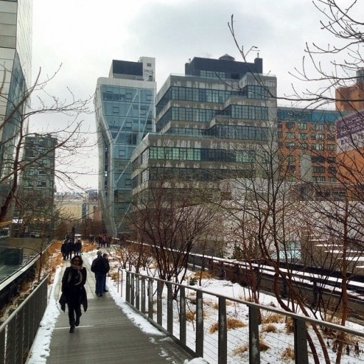 Walking the Highline in New York City